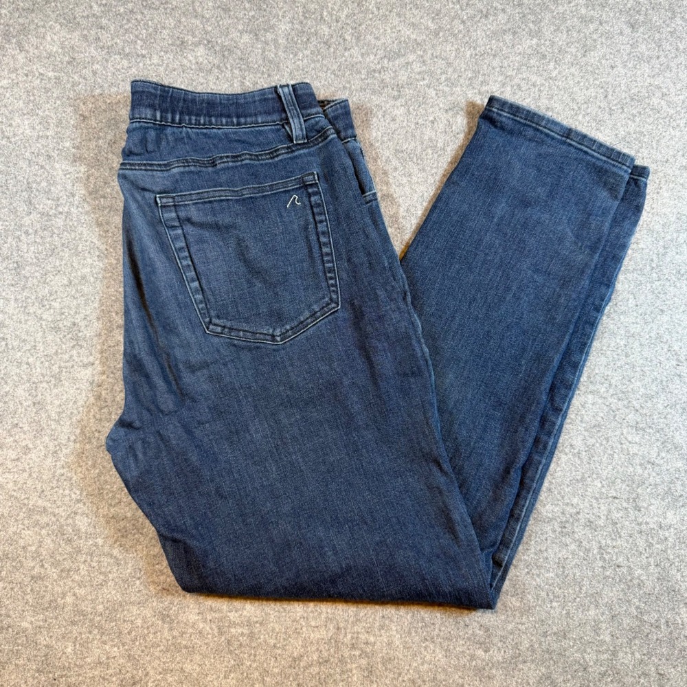 Redvanly Ranstead Jeans Large 32 Pull On Denim Dark Wash Performance Golf Mens